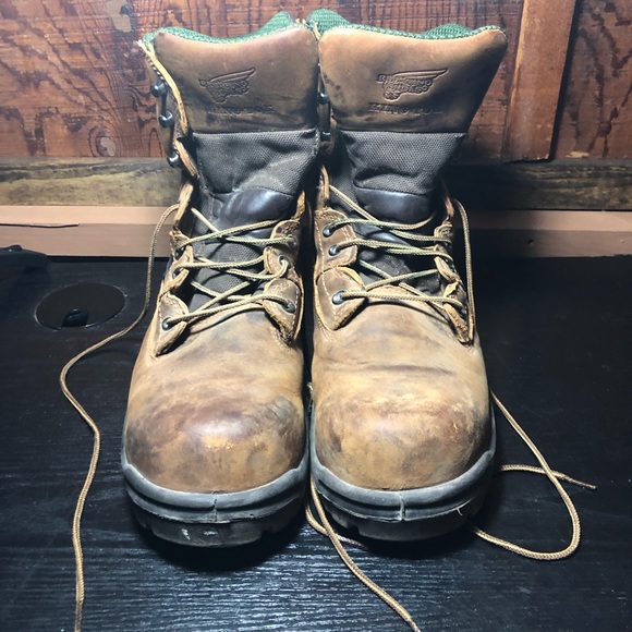 Red Wing Brown Leather King Toe Boots size 11.5 - Picture 1 of 9